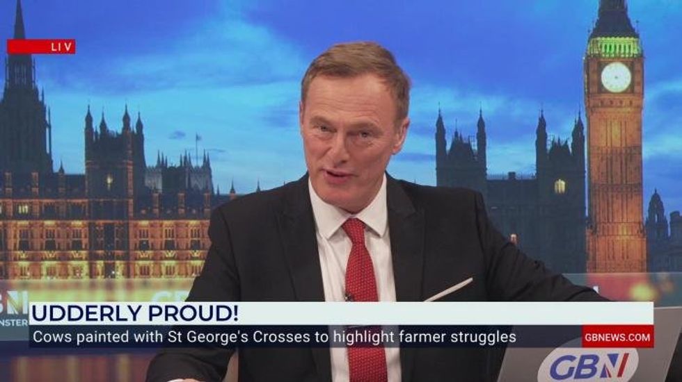 Martin Daubney praises farmers who painted St George’s cross on cows - ‘A magnificent display of patriotism!'