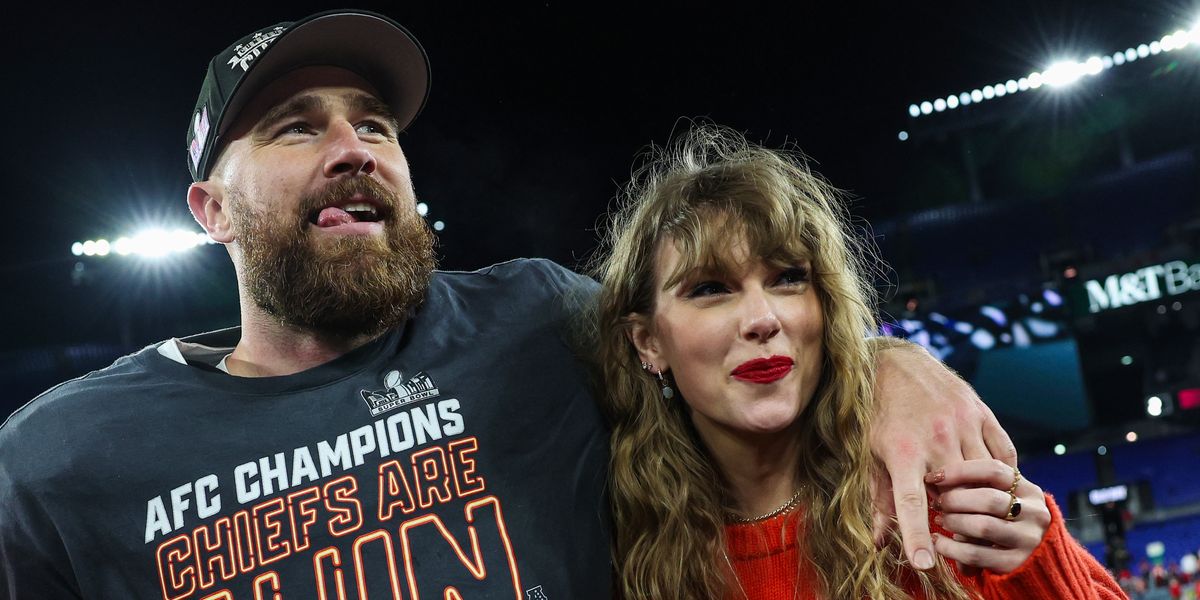 NextImg:Travis Kelce and Taylor Swift ‘competing against each other’ as America gears up for blockbuster Super Bowl