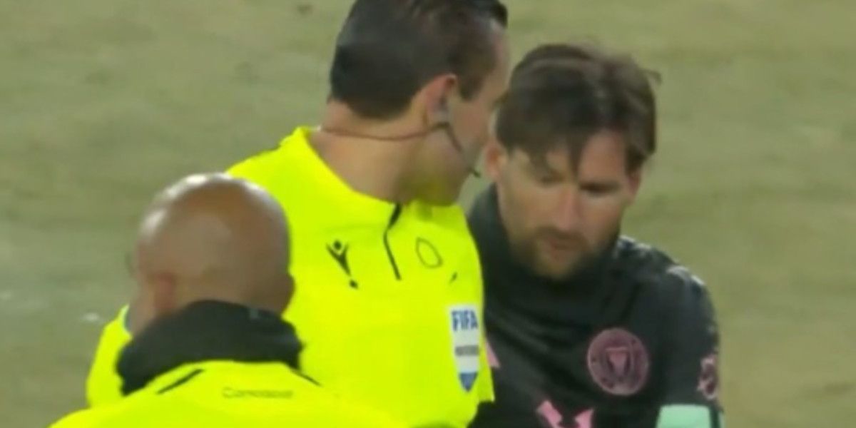 NextImg:Football referee 'banned for six months' after asking Lionel Messi for autograph during Inter Miami match