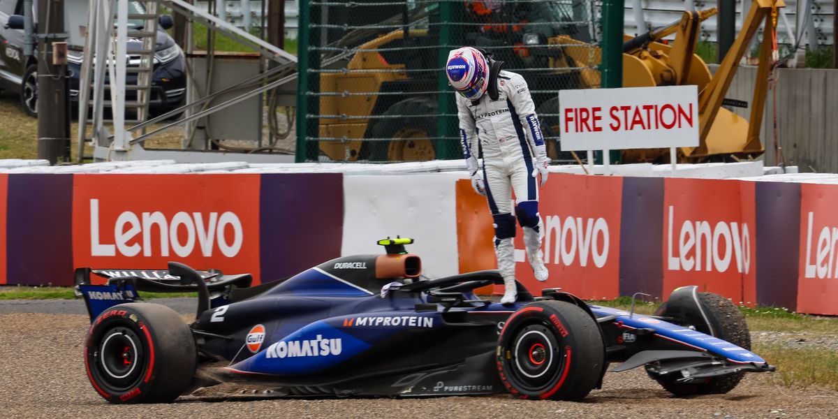 NextImg:Logan Sargeant crash causes 'significant' damage as Williams chief provides update ahead of Japanese GP