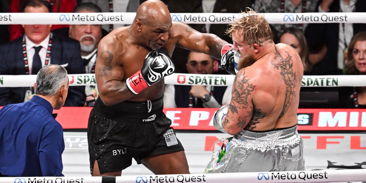 NextImg:Mike Tyson shows off different look just weeks after Jake Paul boxing defeat