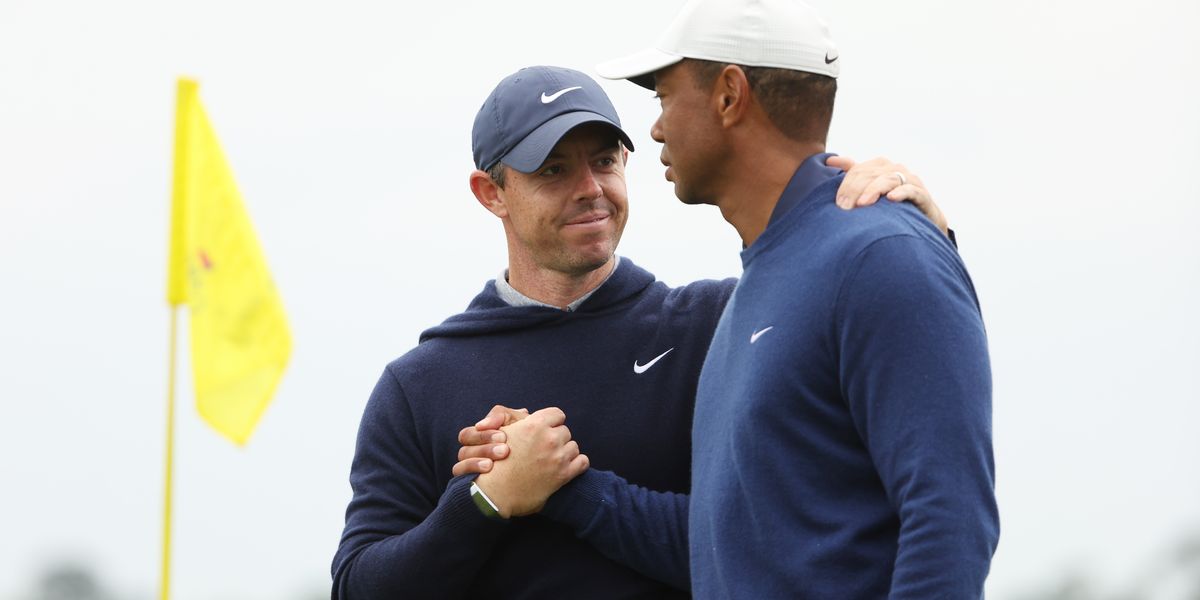 NextImg:LIV Golf twist as Rory McIlroy and Tiger Woods 'help negotiate staggering £1billion peace deal'