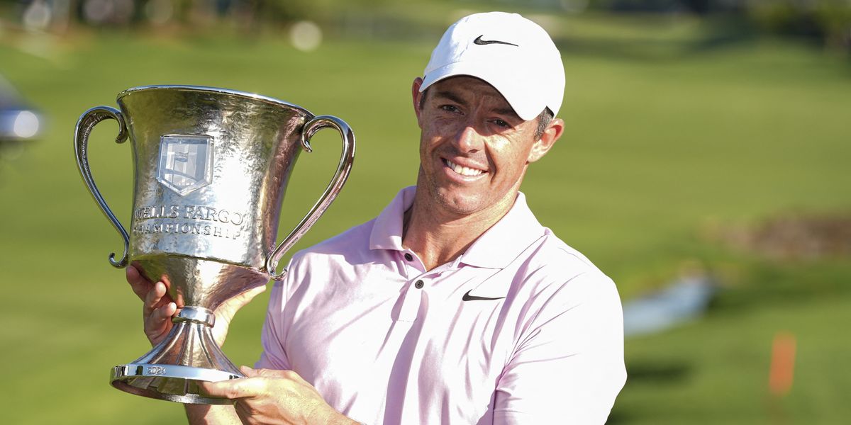 NextImg:Rory McIlroy sends sweet message to 'amazing' mum and reveals target after winning Wells Fargo Championship
