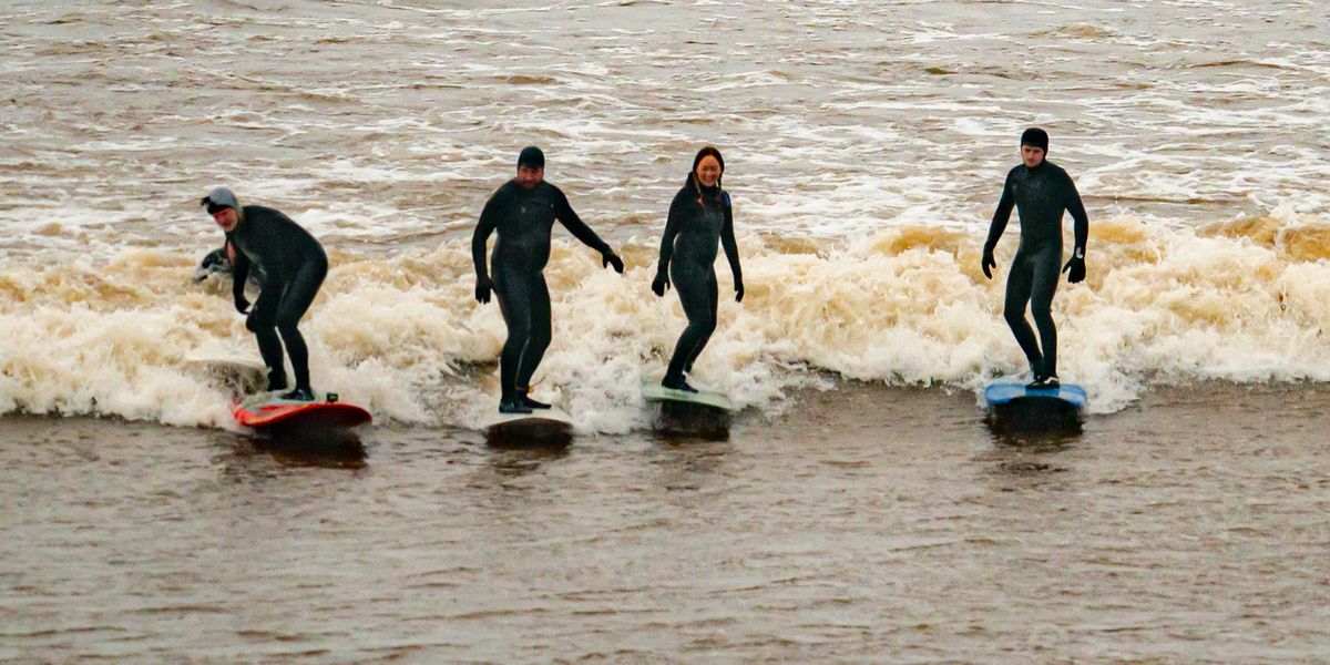 Severn Bore: UK surfers flock to huge tidal wave as 'special' five-star Bore returns 