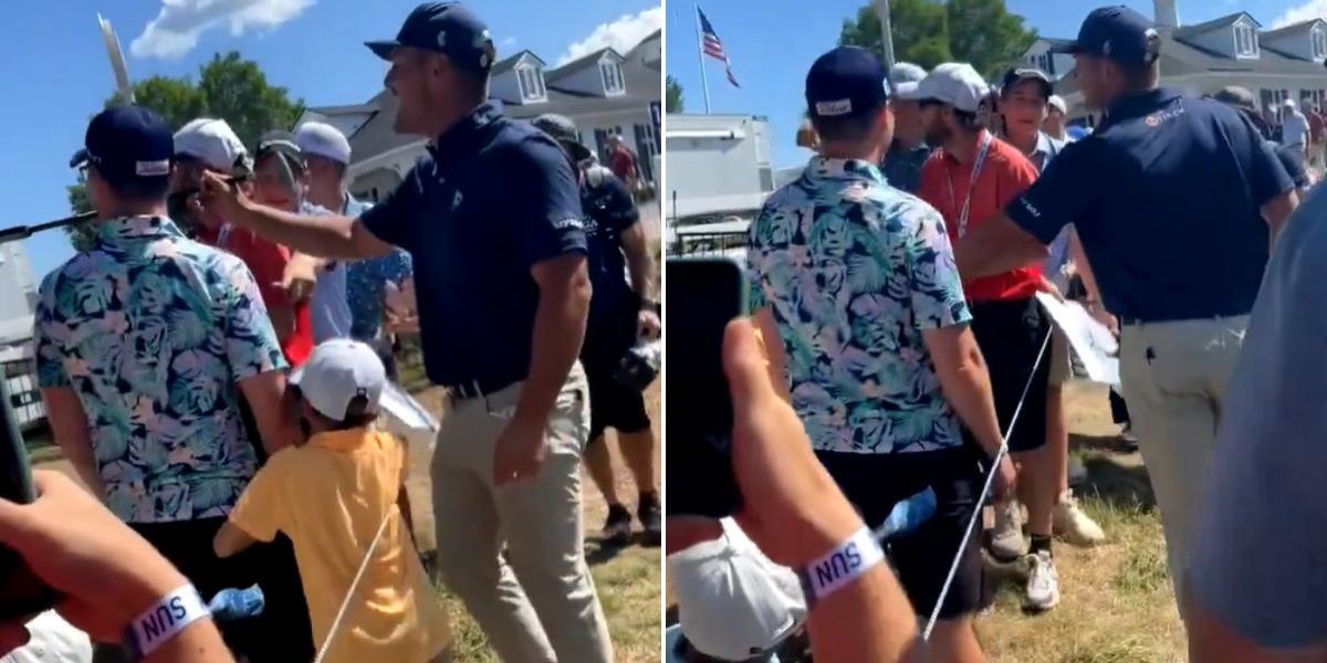 NextImg:Bryson DeChambeau raged at golf fan before missing out on PGA Championship glory to Xander Schauffele