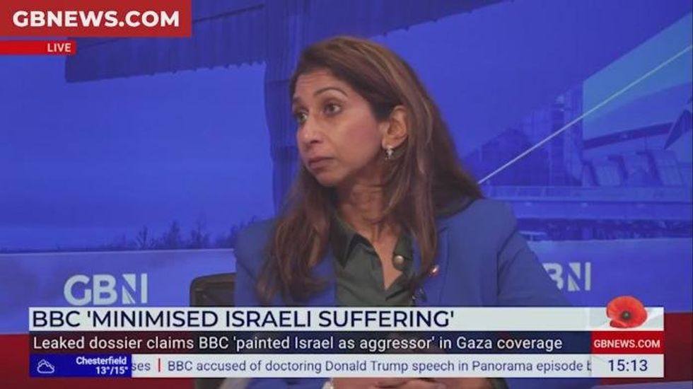 Suella Braverman slams 'scared' Rachel Reeves for 'sticking two fingers up at GB News viewers' in latest betrayal