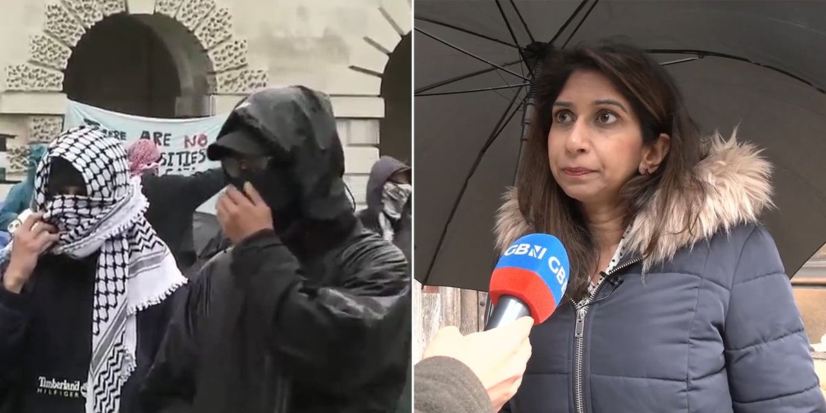 NextImg:Suella Braverman issues scathing verdict after confronting pro-Gaza protest camps: 'Britain has a problem with mass extremism'