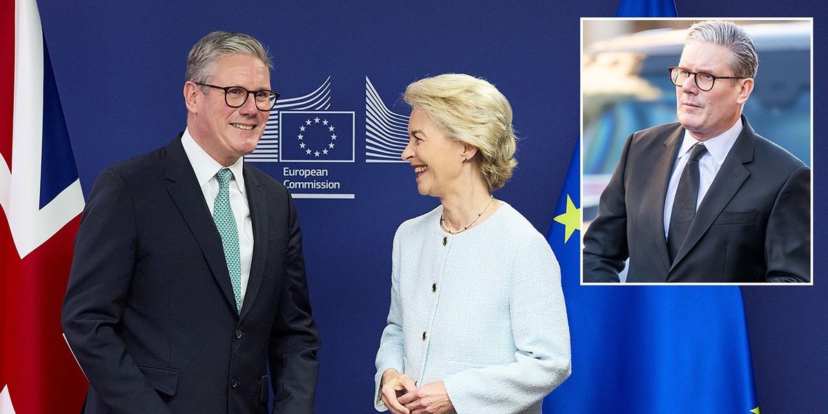NextImg:Keir Starmer accused of 'bowing down' to EU amid latest visit to Brussels: 'Put British people first!'