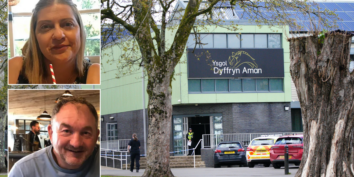 NextImg:Hero teacher 'wrestled the knife' out of girl's hands in Wales school stabbing with special needs educator and head of year 'lucky to be alive'