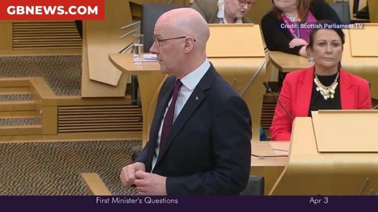 Scottish Parliament 'evacuated' just seconds after John Swinney swipes at Trump tariffs in fiery FMQs