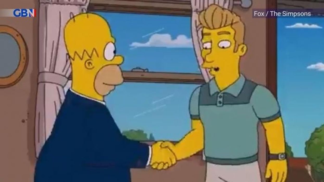 The Simpsons accused of going 'woke' as it stops long-running Homer and Bart strangling joke