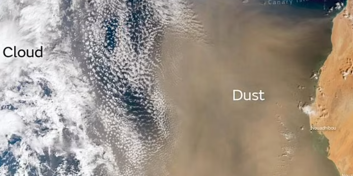 Britain to be soaked in ‘blood rain’ as Saharan plume to smother country