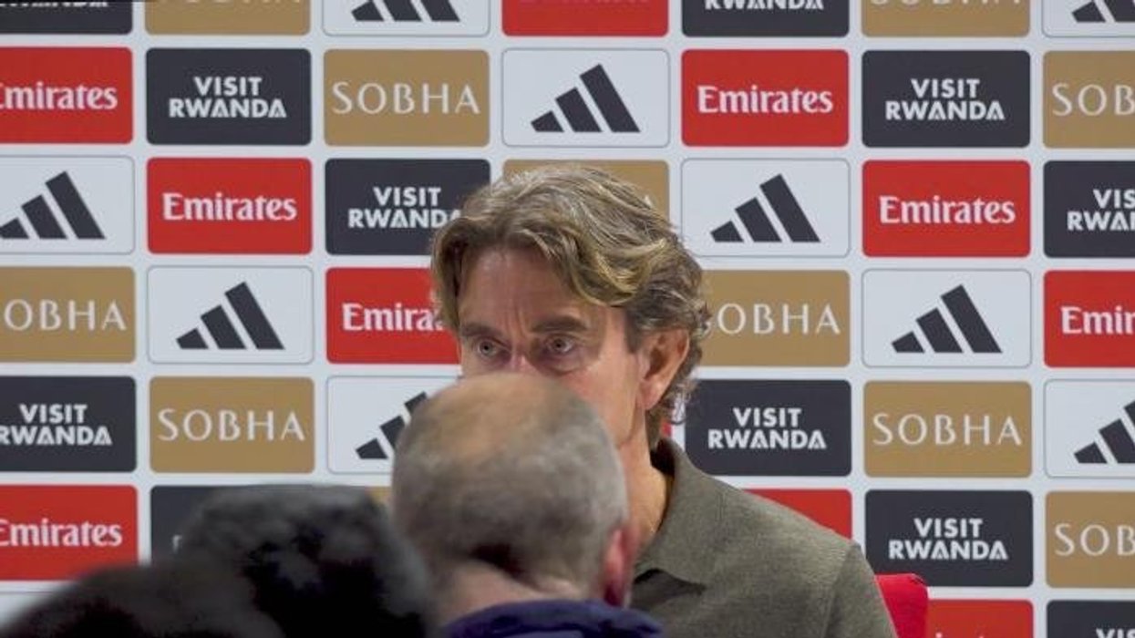 Gary Lineker's reaction caught on camera after Tottenham trounced by Arsenal in north London derby