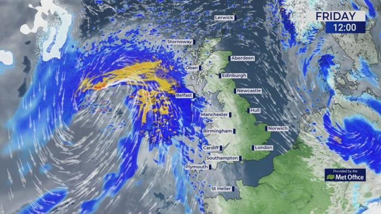 Met Office issues RED 'danger to life' warning over 'extreme' 90mph winds as Britons told it's 'too dangerous' to drive