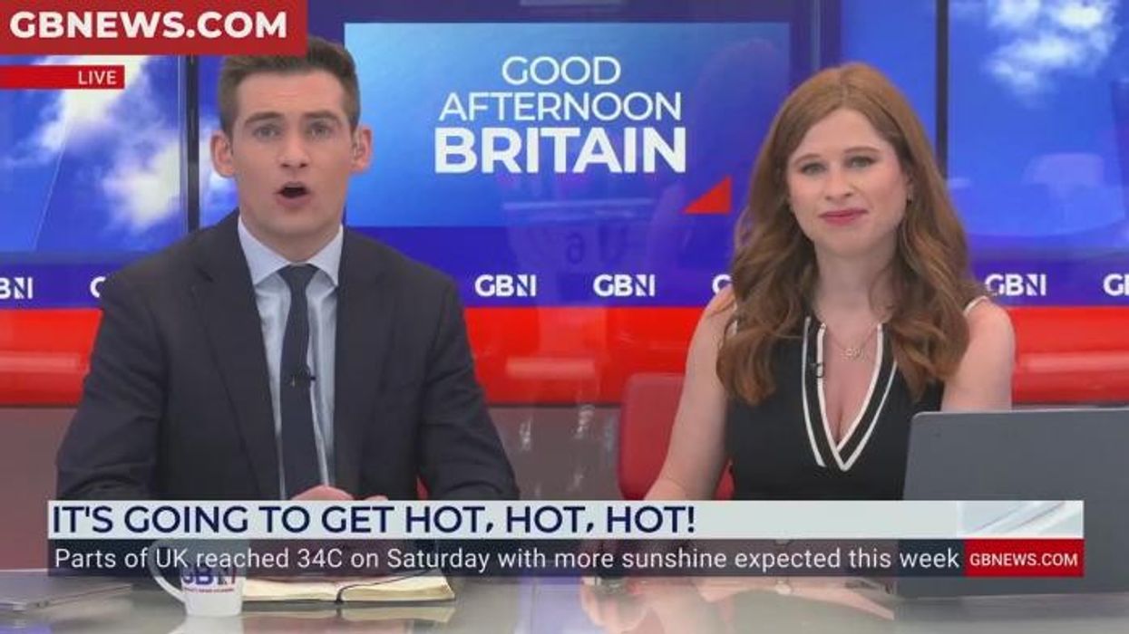 'He's a legend!' GB News hosts hail delivery driver after viral footage shows courier throwing bottles of water to stranded train passengers