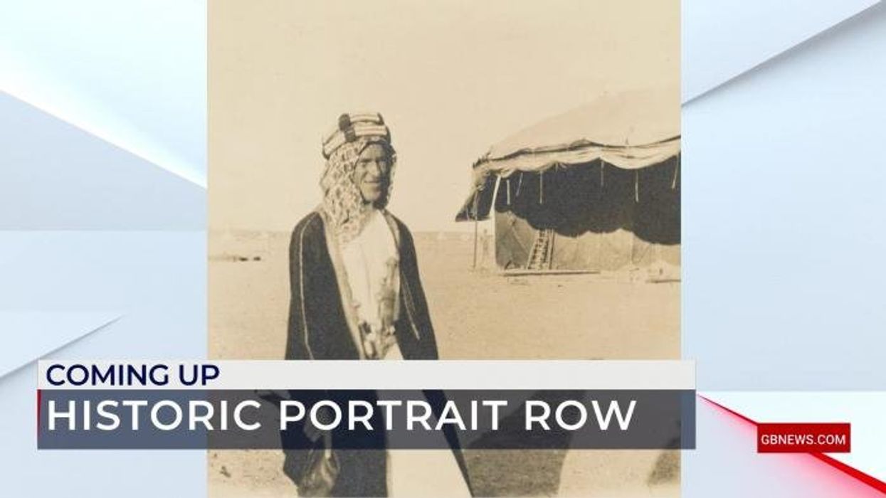 'Just a chap in a headdress!' Watch Tom Harwood in hysterics over trigger warnings slapped on Lawrence of Arabia portraits