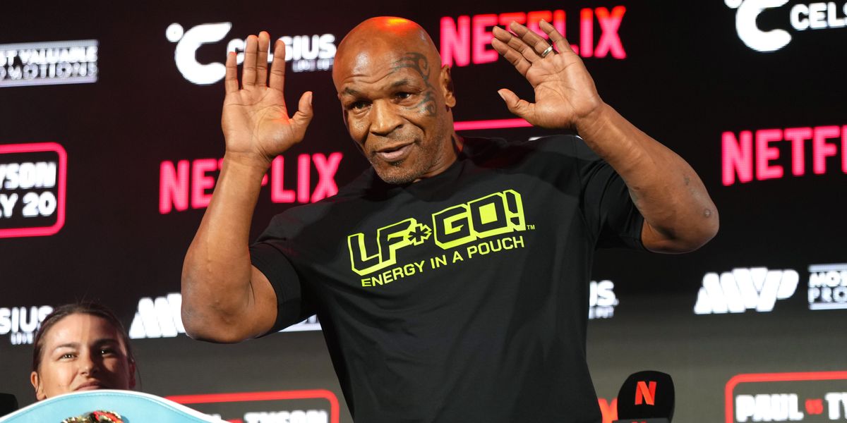 NextImg:Mike Tyson 'gets paid less if he beats Jake Paul early' as alleged contract details scrutinised