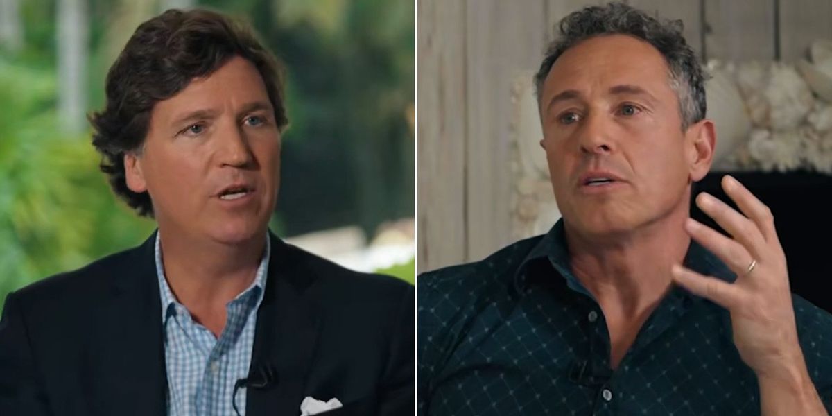 NextImg:Tucker Carlson grilled on Putin interview by Chris Cuomo: 'Why didn't you ask about Navalny?'