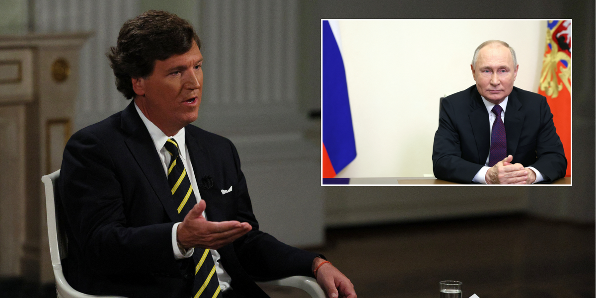 NextImg:'Every leader kills people!' Tucker Carlson slammed for claiming 'leaderships requires killing people' and going 'soft' on Putin