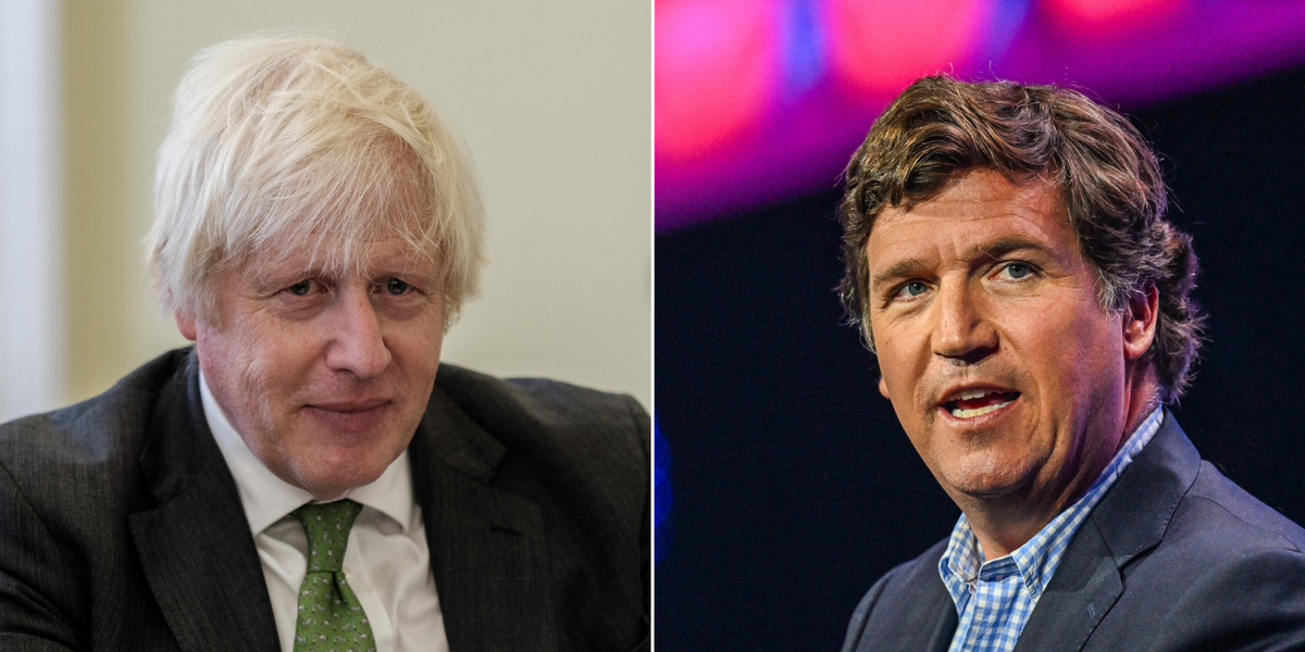 NextImg:Tucker Carlson blasts Boris Johnson in row over interview: 'He's sleazier and lower than Putin!'