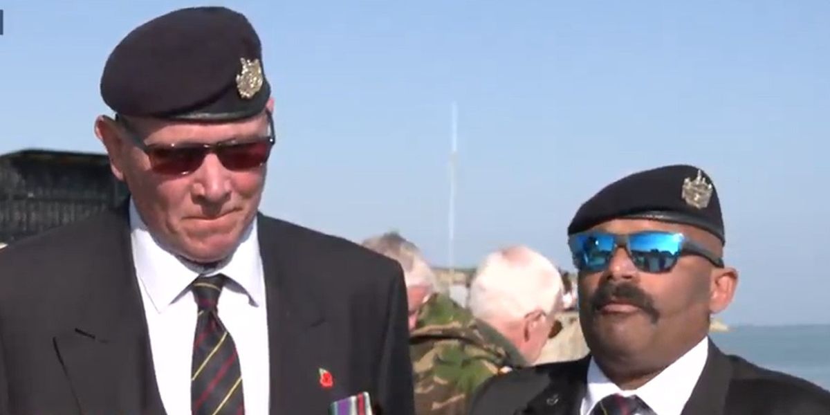 NextImg:Moment veteran breaks down in tears as he shares poignant message on D-Day anniversary