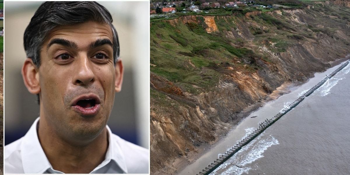 NextImg:Pensioner to sue Rishi Sunak after losing his house to coastal erosion