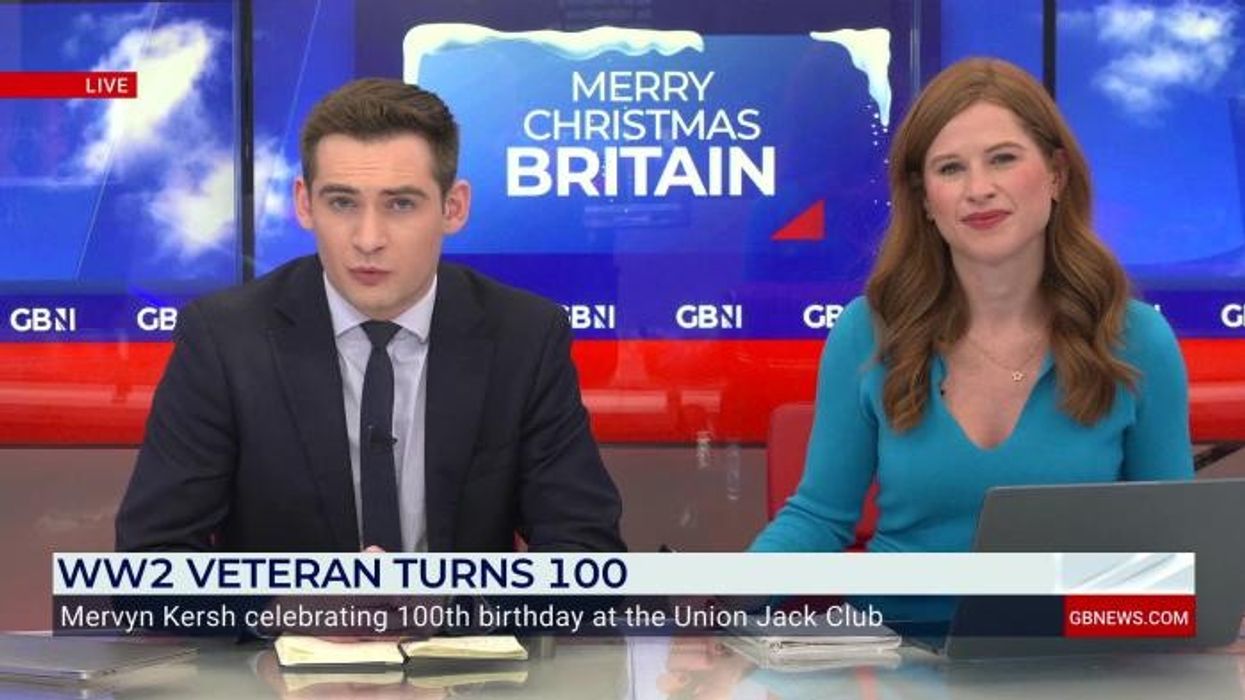 'It's very moving' Heartfelt moment WW2 veteran is surprised with a party for his 100th birthday
