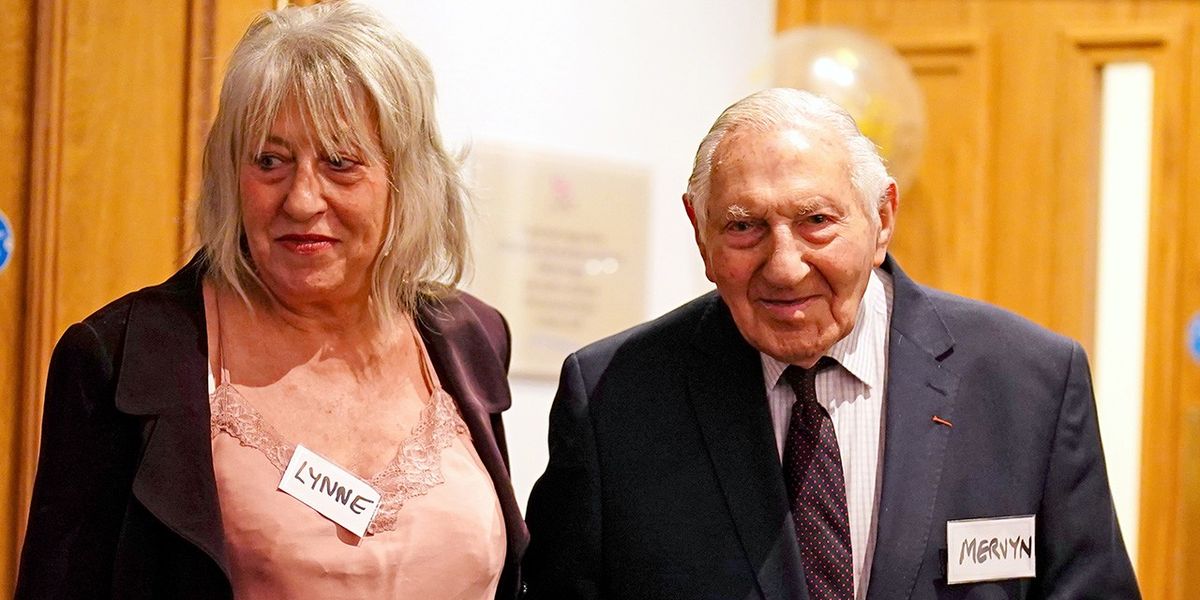 NextImg:Heartfelt moment WW2 veteran is surprised with a party for his 100th birthday