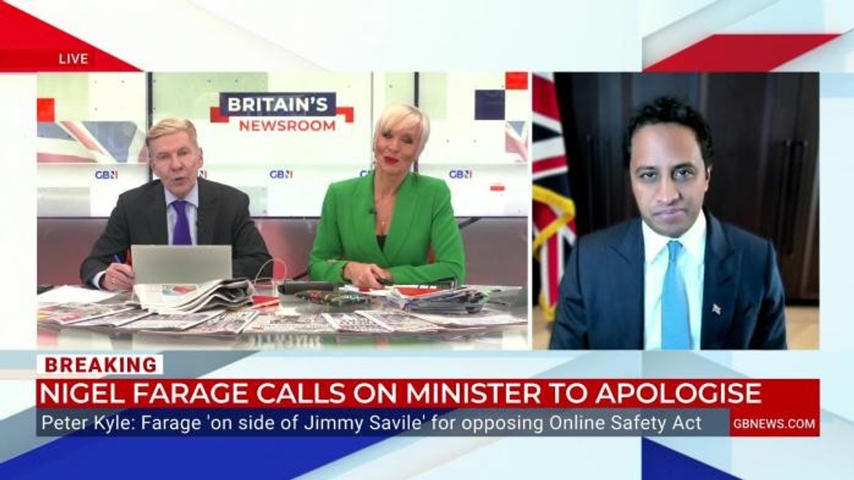 'Most disgusting thing I've ever heard!' Zia Yusuf tears into Peter Kyle's attack on Nigel Farage in Jimmy Savile row
