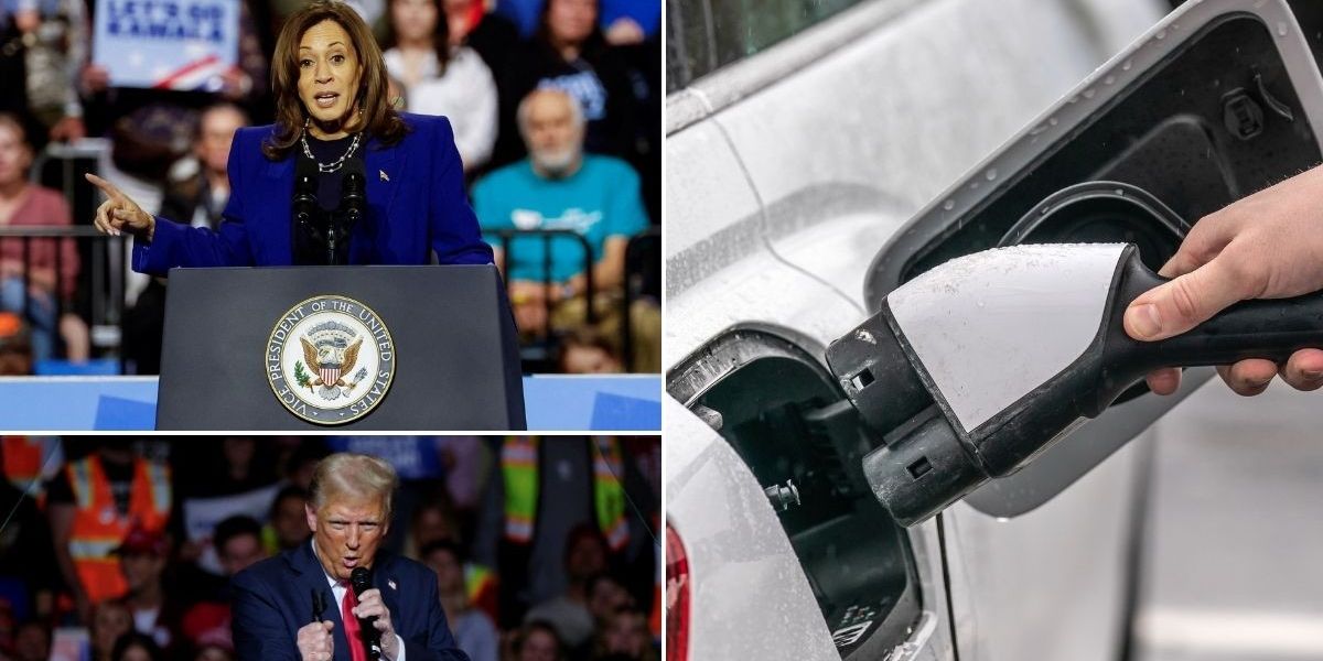 NextImg:Donald Trump and Kamala Harris promise major driving law changes amid electric vehicle deal breaker