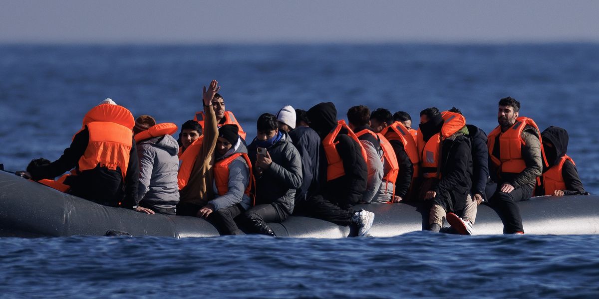 NextImg:Migrant crisis: 711 asylum seekers crossed English Channel yesterday in record-breaking day so far this year