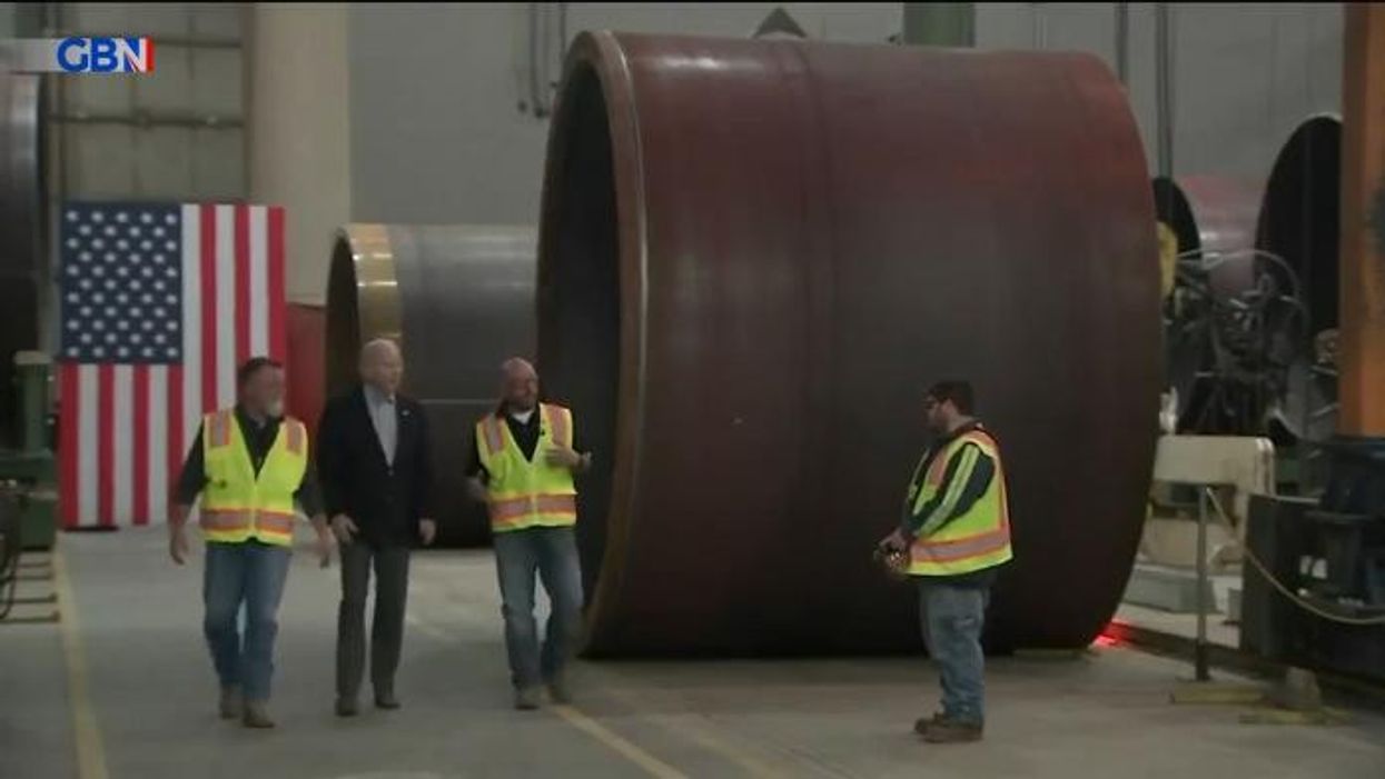 WATCH: Biden laughs as he gloats over briefcase that can 'blow up world'