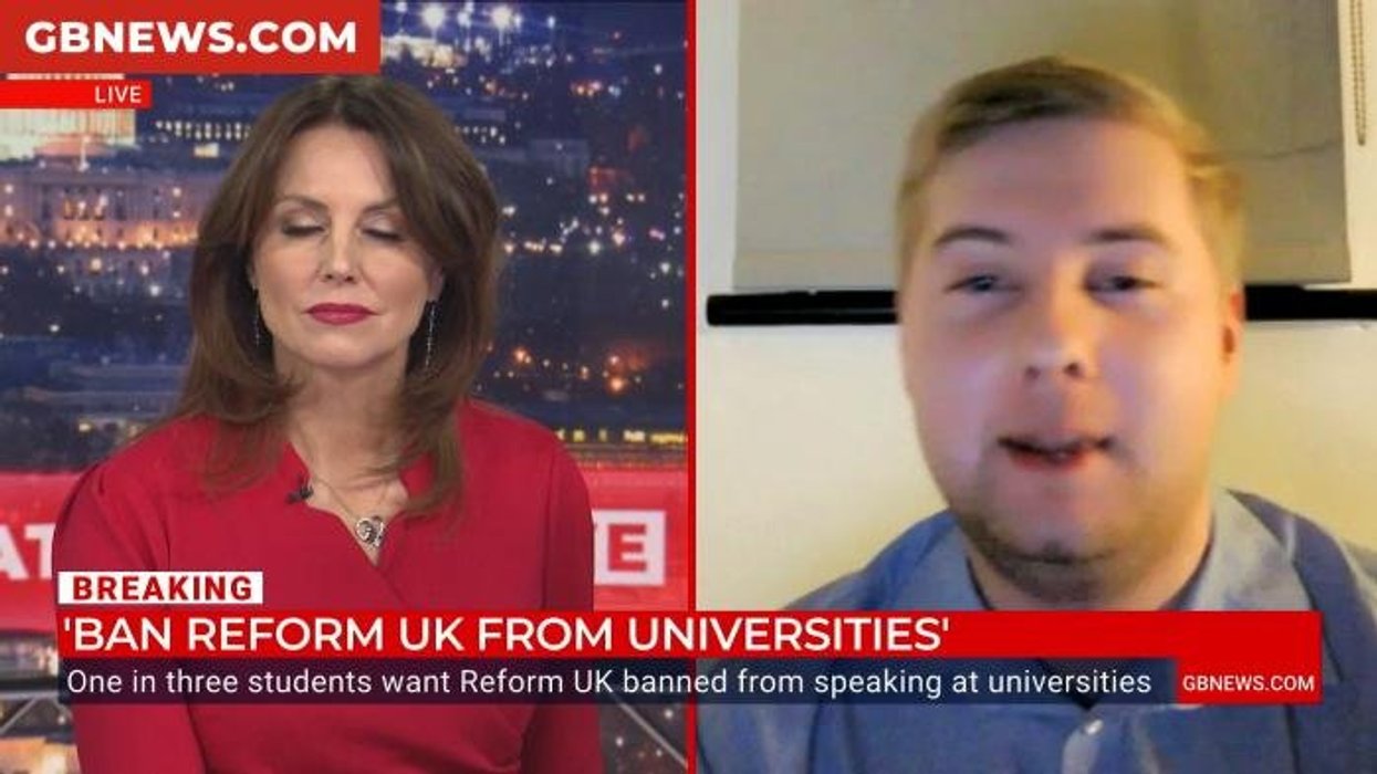 'Appalling!' A THIRD of students want Reform UK banned from universities