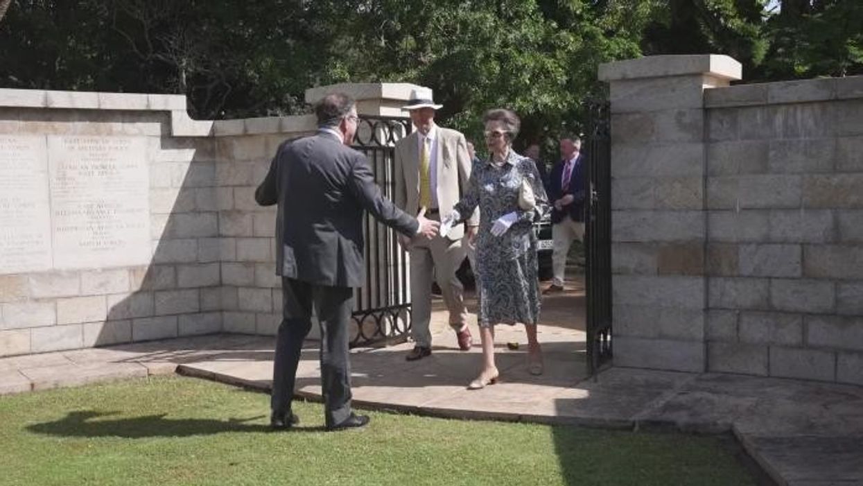 Princess Anne spends husband's birthday working in Dubai as she embarks on royal tour