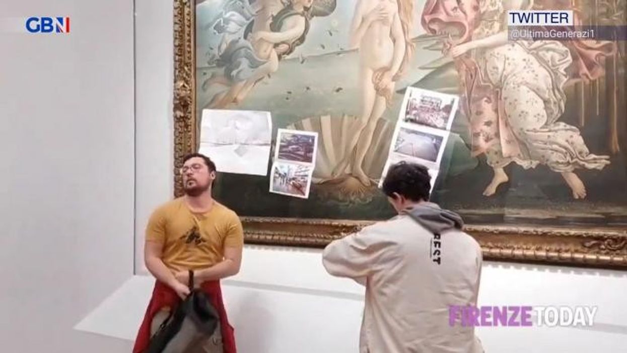 Eco-warriors target yet ANOTHER priceless masterpiece by 'defacing' Birth of Venus