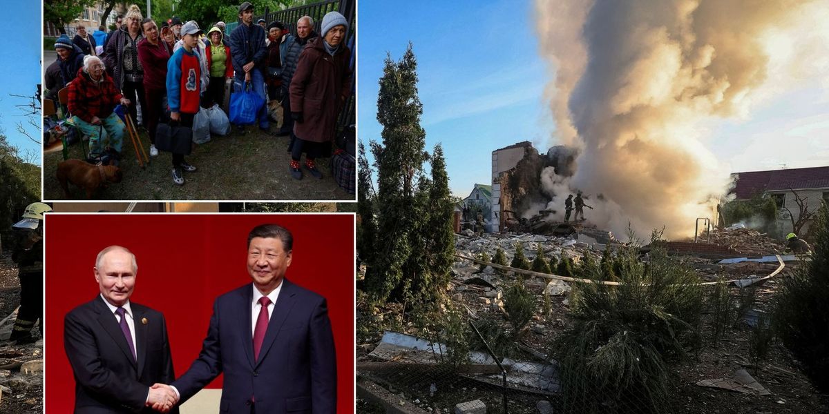 NextImg:Russian forces 'kidnapping and executing civilians' as they make huge offensive while Putin meets Xi Jinping