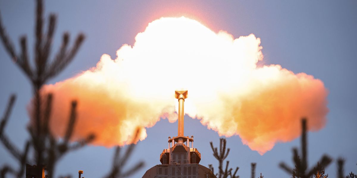 NextImg:British Army fires next-gen weapon for first time in one of Nato's largest EVER artillery exercises