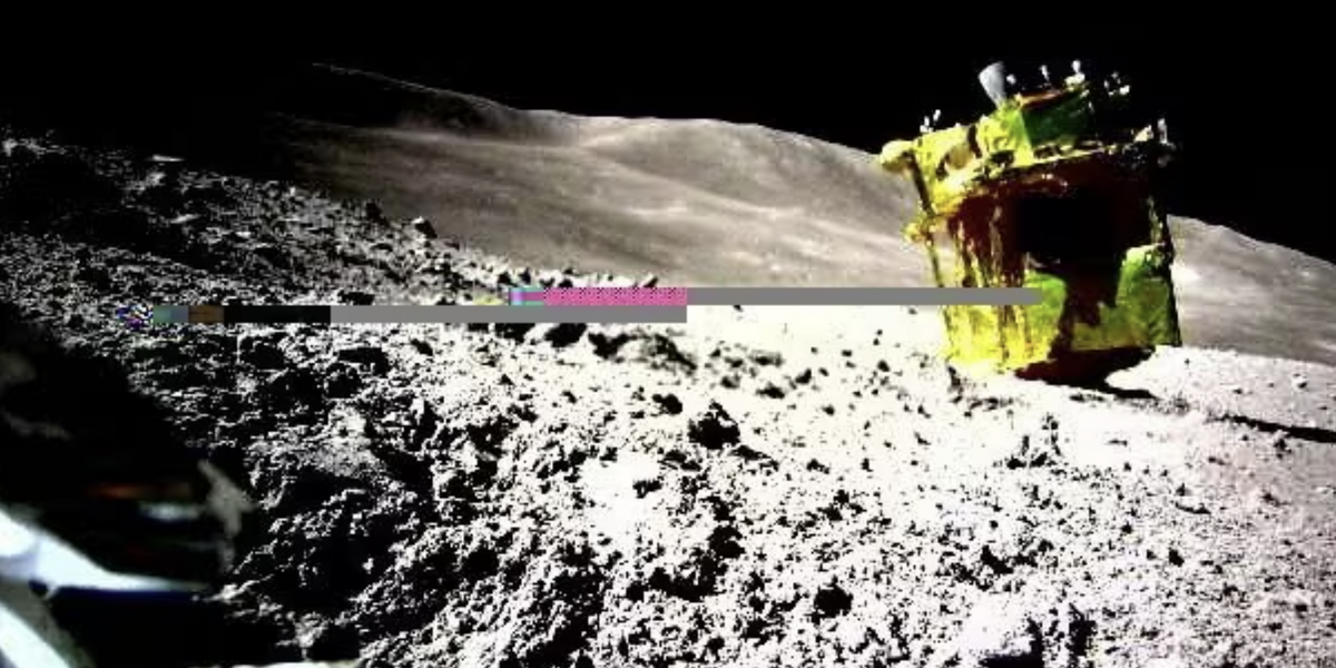 NextImg:Japanese moon lander miraculously whirs back to life a month after it went offline in failed landing