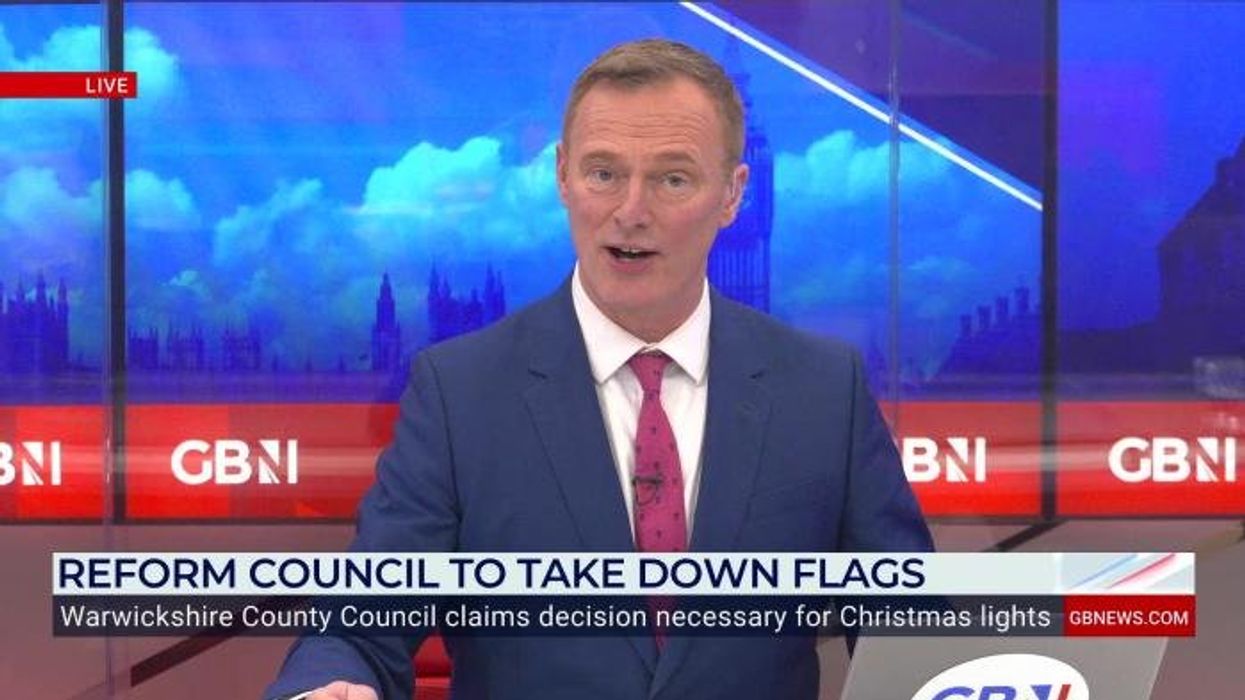 Reform council leader vows 'party will NOT go woke' as local authority replaces flags with Christmas lights
