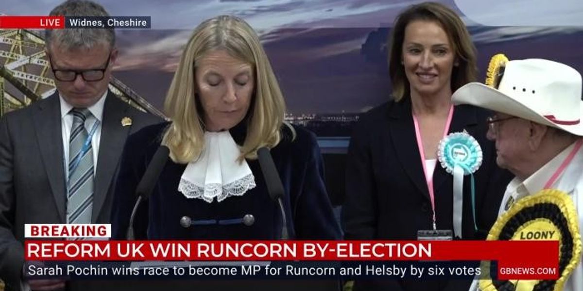 NextImg:Watch moment Reform UK takes Runcorn and Helsby by just SIX votes