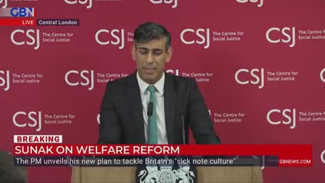 WATCH: Rishi Sunak vows to tackle 'sick note culture' - 'I believe work is good for you!'