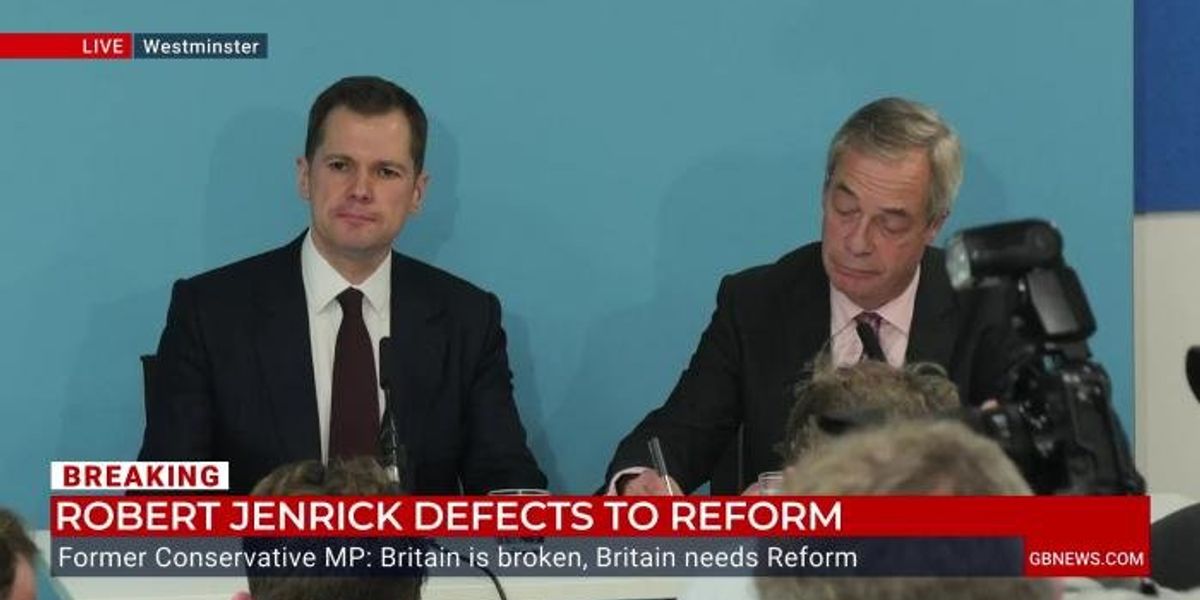 Robert Jenrick tells GB News he is ‘proud’ to play his part in Reform UK’s success Robert Jenrick tells GB News he is ‘proud’ to play his part in Reform UK’s success