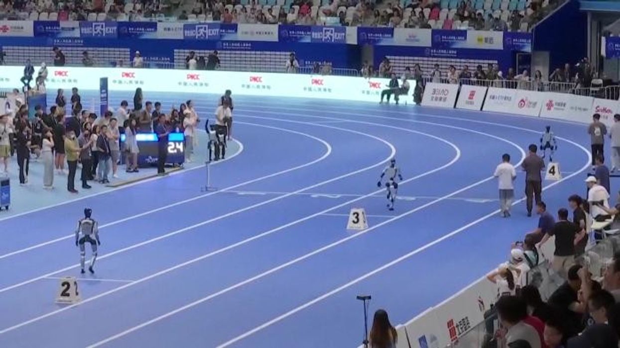 WATCH: Robots complete in the first ever World Humanoid Games in China