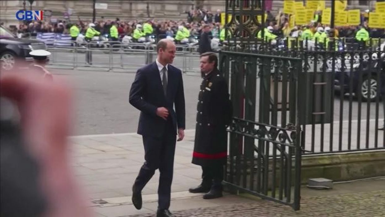 Princess Anne stuns in red as royal fan frenzy erupts over Commonwealth Service outfit