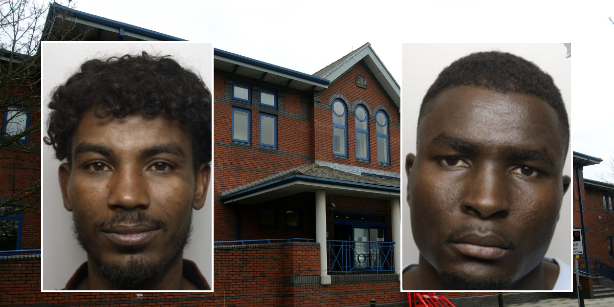 NextImg:Two refugees jailed after knocking men to ground and kicking them as they lay unconscious - 'Very nasty and vindictive attacks'