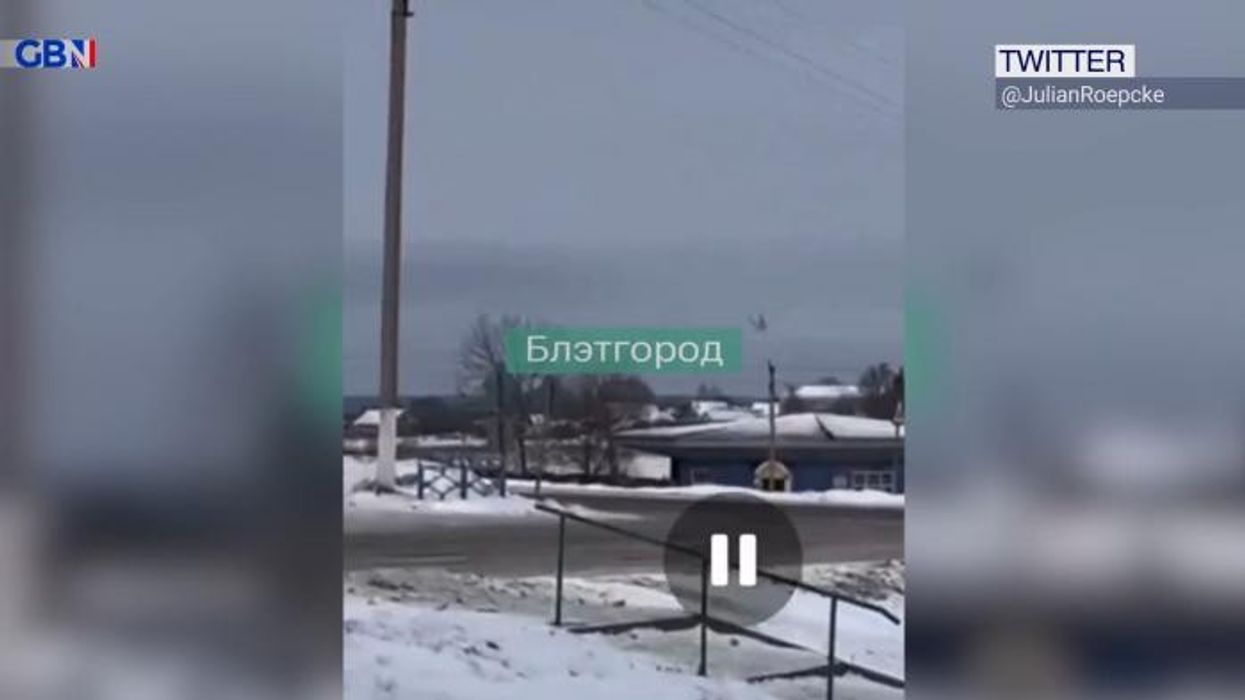 Russia military jet with dozens onboard crashes and explodes into a vast fireball near Ukraine border