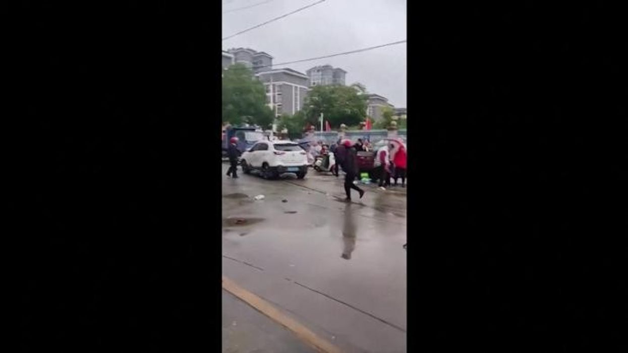 Driver ploughs into schoolchildren outside primary school in latest car ramming horror in China