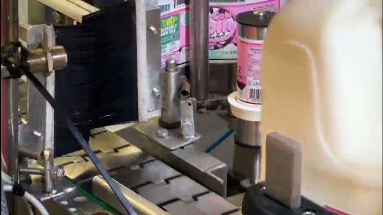 'It's stalled an entire industry!' Dairy farmer joins NFU 'Stop the Family Farm Tax campaign' by stickering 10,000 milk cartons