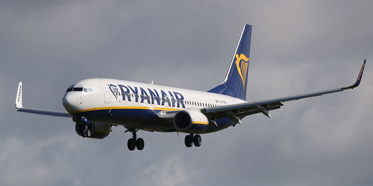 NextImg:Ryanair passengers 'panicked' on flight to Edinburgh as pilot makes emergency landing over 'smoking battery'