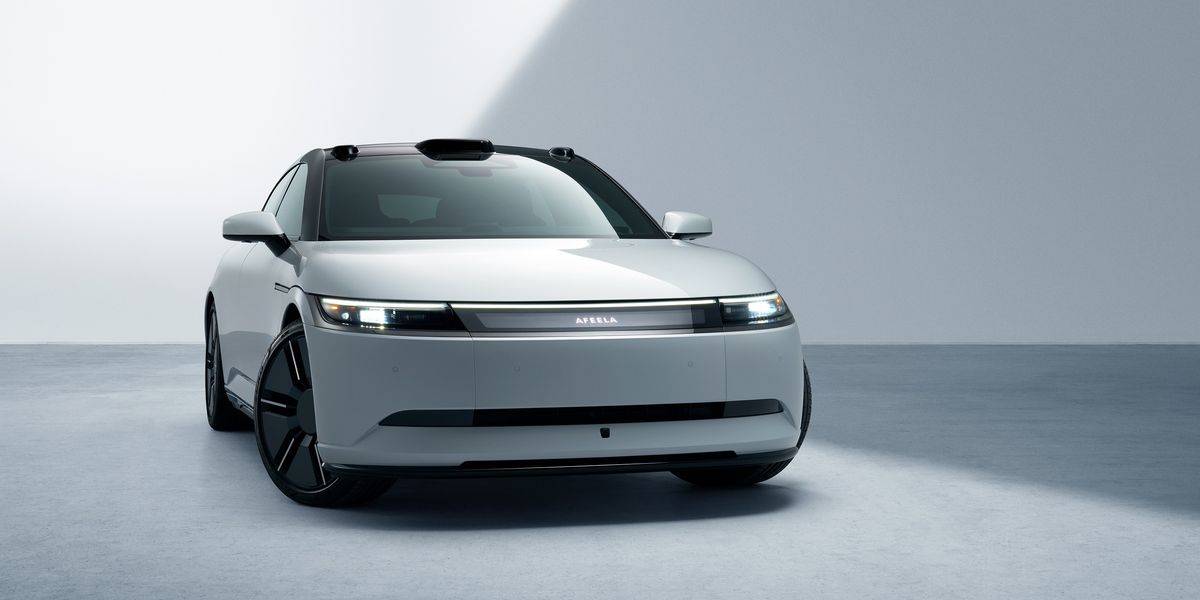 NextImg:Sony and Honda unveil new electric car with 300-mile range and AI features that will 'revolutionise travel'